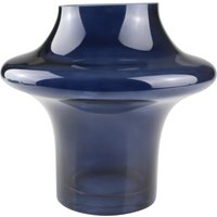 AM Design Dekovase "aus blauem Glas" setzt mit ihrer runden Form Akzente von Am Design