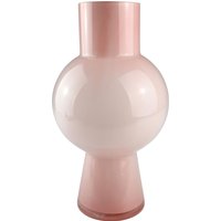 AM Design Dekovase "aus roséfarbenem Glas", verleiht einen sanften Farbakzent von Am Design