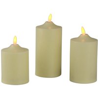 AM Design LED-Kerze, mit beweglicher LED-Flamme, creme AM Design LED-Kerze, mit beweglicher LED-Flamme, creme von Am Design