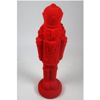 AM Design Weihnachtsfigur "Nussknacker mit samtweichem Flock" in verschiedenen Größen und Farben von Am Design