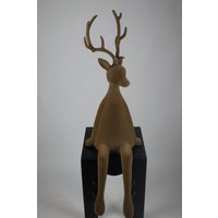 AM Design Weihnachtsfigur "Rentier sitzend mit samtweichem Flock" AM Design Weihnachtsfigur "Rentier sitzend mit samtweichem Flock" von Am Design