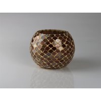AM Design Windlicht "aus Steingut", (2 St.), 2er Set, BxH: 15x10 cm von Am Design