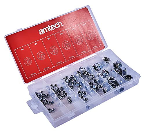 Am-Tech 100 Stück Assorted Locking Nuts, S6220 Am-Tech 100 Stück Assorted Locking Nuts, S6220 von Am-Tech