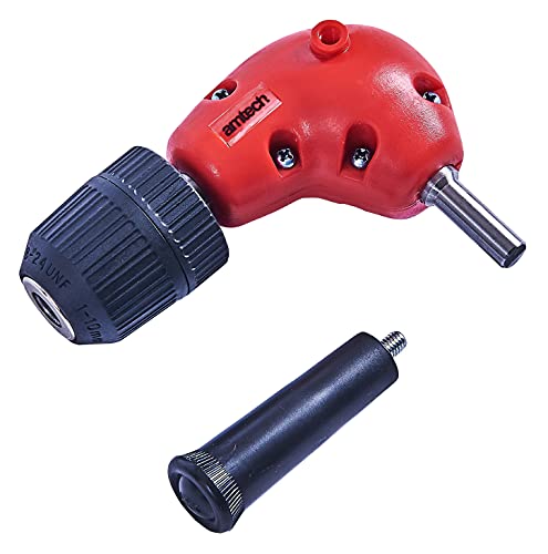 Am-Tech 3/8 Zoll Right Angle Drill Attachment mit Keyless Chuck, F3045 von Am-Tech