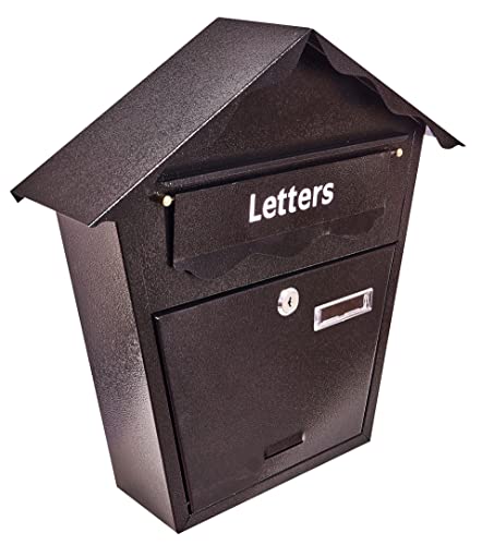 Am-Tech Post Box, schwarz, S5550 von Am-Tech