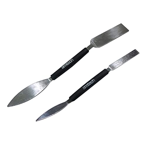 Amtech G1855 Blatt und Vierkant Profilierwerkzeug Set Dreieckige und Vierkantklingen Gipser Kelle Kleingerwerkzeug Doppelendig 2-teilig Amtech G1855 Blatt und Vierkant Profilierwerkzeug Set Dreieckige und Vierkantklingen Gipser Kelle Kleingerwerkzeug Doppelendig 2-teilig von Am-Tech
