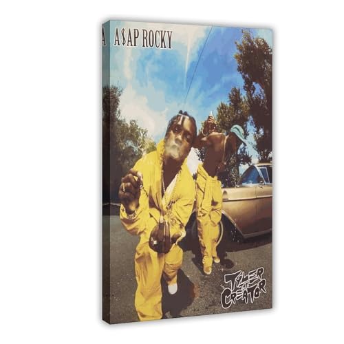 ASAP Rocky And Tyler, The Creator - Tuta Gialla - Poste Leinwand Poster Schlafzimmer Dekor Sport Landschaft Büro Zimmer Dekor Geschenkrahmen: 20 x 30 cm ASAP Rocky And Tyler, The Creator - Tuta Gialla - Poste Leinwand Poster Schlafzimmer Dekor Sport Landschaft Büro Zimmer Dekor Geschenkrahmen: 20 x 30 cm von AmAzwi