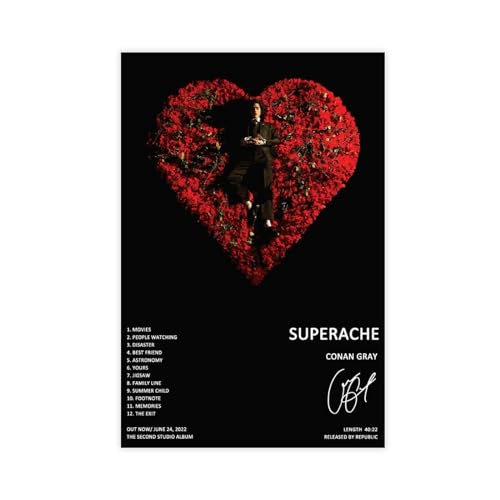 AmAzwi Conan Gray Poster, Superache-Albumcover, Poster, Leinwandposter, Wandkunst, Dekordruck, Bild, Gemälde für Wohnzimmer, Schlafzimmer, Dekoration, ungerahmt: 20 x 30 cm AmAzwi Conan Gray Poster, Superache-Albumcover, Poster, Leinwandposter, Wandkunst, Dekordruck, Bild, Gemälde für Wohnzimmer, Schlafzimmer, Dekoration, ungerahmt: 20 x 30 cm von AmAzwi