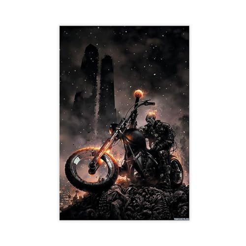 AmAzwi Ghost Rider Classic Art Poster 17 Leinwand Poster Schlafzimmer Dekor Sport Landschaft Büro Zimmer Dekor Geschenk Unframe: 20 x 30 cm AmAzwi Ghost Rider Classic Art Poster 17 Leinwand Poster Schlafzimmer Dekor Sport Landschaft Büro Zimmer Dekor Geschenk Unframe: 20 x 30 cm von AmAzwi
