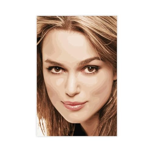 AmAzwi Leinwandposter Schauspielerin Keira Knightley 9, Schlafzimmer-Dekor, Sportlandschaft, Büro, Raumdekoration, Geschenk, ungerahmt: 30 x 45 cm von AmAzwi