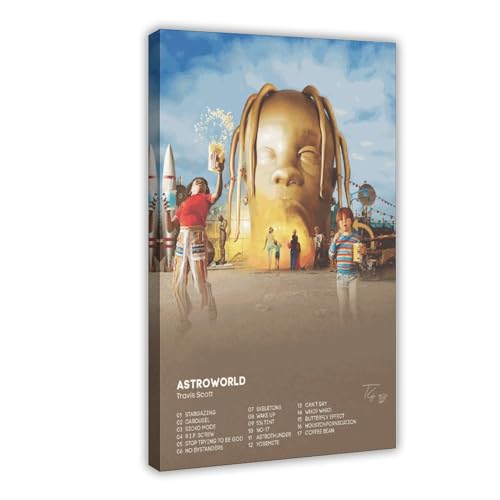 AmAzwi Travis Scott Poster – Astroworld Limitiertes Poster, 3 Leinwand-Poster, Schlafzimmer-Dekor, Sportlandschaft, Büro, Raumdekoration, Geschenkrahmen: 30 x 45 cm AmAzwi Travis Scott Poster – Astroworld Limitiertes Poster, 3 Leinwand-Poster, Schlafzimmer-Dekor, Sportlandschaft, Büro, Raumdekoration, Geschenkrahmen: 30 x 45 cm von AmAzwi
