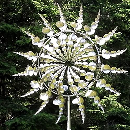 AmBAYZ WindmüHle, Gartendekoration auf der Hofterrasse Windrad, Einzigartige Und Magische Metall-WindmüHle 3-5 Tage, um anzukommen von AmBAYZ
