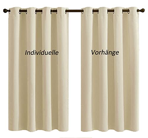 AMDXD 214x183cm Verdunkelungsvorhang Blickdicht, Verdunklungsgardine Individuelles Muster Vorhänge Soft Blickdicht Vorhang Gardinen Raumverdunkelung mit Ösen von AMDXD