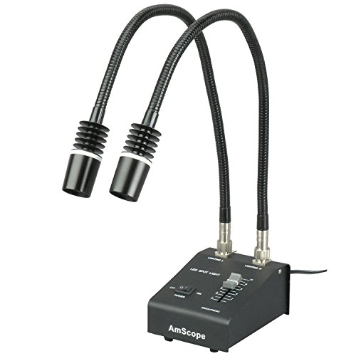 AmScope LED-6W Leistungsstarker 6 Watt LED Dual Swoseneck Lights Illuminator AmScope LED-6W Leistungsstarker 6 Watt LED Dual Swoseneck Lights Illuminator von AmScope