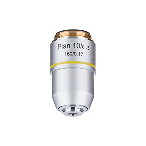 AmScope PA10X-V300 10X Plan Achromatisches Verbundmikroskop-Objektiv von AmScope