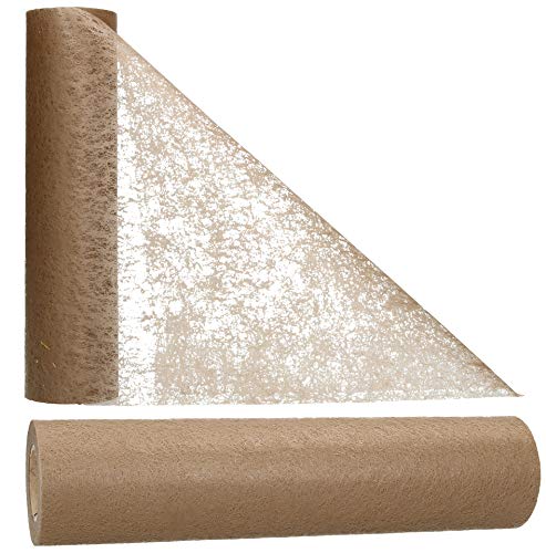 AmaCasa Tischläufer Rost Braun (30 cm x 25 m) – Hochwertiges Vliesband für stilvolle Tischdekoration bei Hochzeiten, Geburtstagen & besonderen Anlässen von AmaCasa