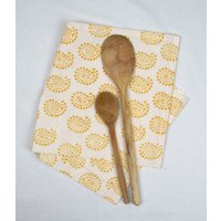 2Er-Set Serviette "'buti'' 45 X cm, Deko, Handbedruckte Servietten, Küchenservietten, Baumwolle, Muster, Paisley, Landhaus 2Er-Set Serviette "'buti'' 45 X cm, Deko, Handbedruckte Servietten, Küchenservietten, Baumwolle, Muster, Paisley, Landhaus von AmaariShop