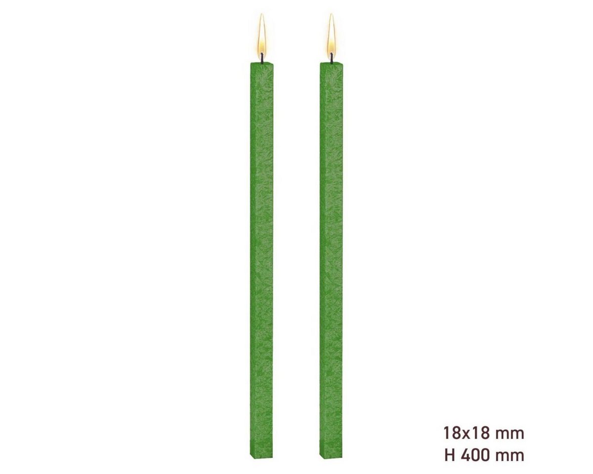 Amabiente Tafelkerze Kerze CLASSIC Blattgrün 40cm - 2er Set Amabiente Tafelkerze Kerze CLASSIC Blattgrün 40cm - 2er Set von Amabiente