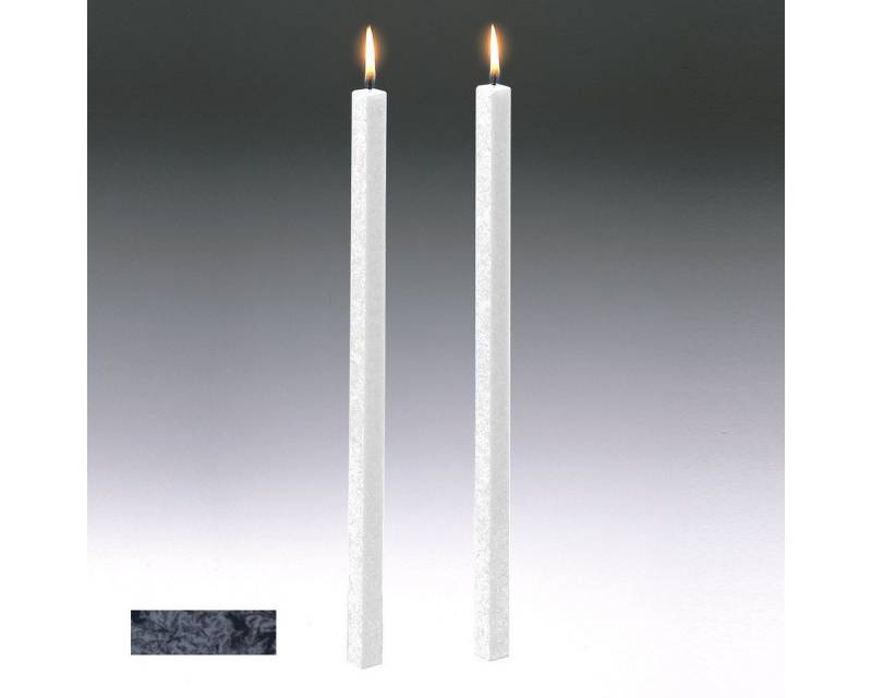 Amabiente Tafelkerze Kerze CLASSIC anthrazit 19cm - 4er Set von Amabiente
