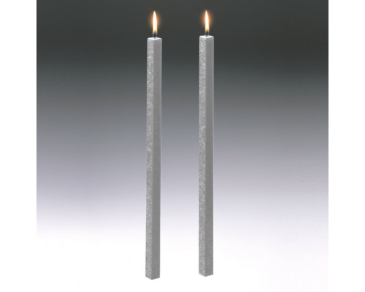 Amabiente Tafelkerze Kerze CLASSIC silbergrau 40cm - 2er Set Amabiente Tafelkerze Kerze CLASSIC silbergrau 40cm - 2er Set von Amabiente