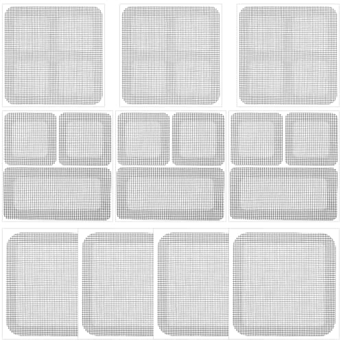 Amabro 10 Blatt Fensterscheiben Reparaturflicken, 3 lagiges starkes selbstklebendes Fensterscheiben Netz Reparaturset Glasfaser Scheiben Schnellreparaturband für die Reparatur von Bildschirmrissen Amabro 10 Blatt Fensterscheiben Reparaturflicken, 3 lagiges starkes selbstklebendes Fensterscheiben Netz Reparaturset Glasfaser Scheiben Schnellreparaturband für die Reparatur von Bildschirmrissen von Amabro