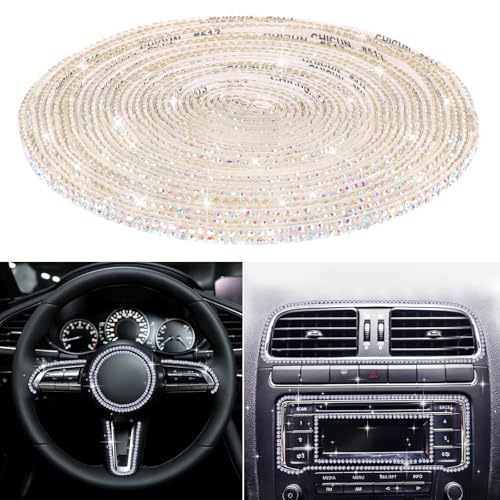 Amabro 5M Strassband Selbstklebend, Strasssteine Selbstklebende Glitzersteine Glitzer Band Kristall-Strassstein Selbstklebend Rhinestone Glue Glitzerband Für Auto Kunsthandwerk Handy Amabro 5M Strassband Selbstklebend, Strasssteine Selbstklebende Glitzersteine Glitzer Band Kristall-Strassstein Selbstklebend Rhinestone Glue Glitzerband Für Auto Kunsthandwerk Handy von Amabro