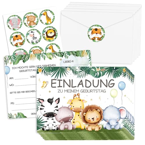 Einladungskarten Kindergeburtstag 12 Stück Einladungskarten Geburtstag Partyeinladungen Einladung Geburtstagseinladungen mit gestalteten Umschläge, Einladungskarten Kindergeburtstag für Mädchen Junge Einladungskarten Kindergeburtstag 12 Stück Einladungskarten Geburtstag Partyeinladungen Einladung Geburtstagseinladungen mit gestalteten Umschläge, Einladungskarten Kindergeburtstag für Mädchen Junge von Amacoam