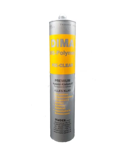Dichtstoff Fugenkleber Dichtmasse MS Polymer FIX Clear DIMA 290ml Kartusche von Amafino