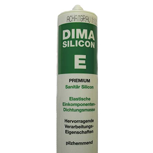 Silikon Premium Pergamon Profi-Silicon pilzhemmend gegen Schimmel Kartusche 310ml Abdichtung Fliesen Sanitär von Amafino