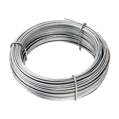 Amagabeli 2.2mm / 5KG Draht Verzinkt Weidezaundraht Garten Spanndraht Bindedraht Zaundraht Verzinkter Weidezaun-Draht Witterungsbeständig Pflanzendraht für Zum Spannen Von maschendraht WR2 DA098 Amagabeli 2.2mm / 5KG Draht Verzinkt Weidezaundraht Garten Spanndraht Bindedraht Zaundraht Verzinkter Weidezaun-Draht Witterungsbeständig Pflanzendraht für Zum Spannen Von maschendraht WR2 DA098 von Amagabeli Garden Home