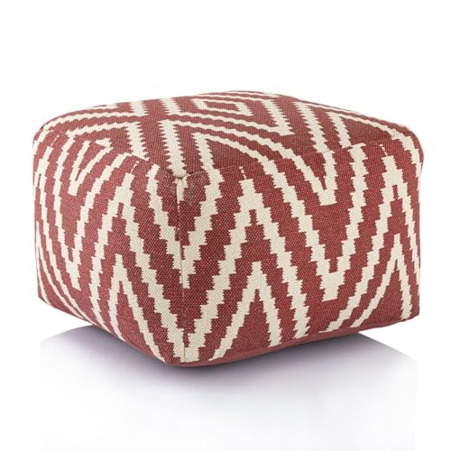 Amago home Kelim Sitzwürfel 50x50 H35cm Pouf Fußhocker Sitzhocker Bodenkissen Fußschemel Farbe rot - Vintage red Amago home Kelim Sitzwürfel 50x50 H35cm Pouf Fußhocker Sitzhocker Bodenkissen Fußschemel Farbe rot - Vintage red von Amago home