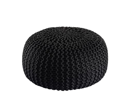 Amago home Pouf Outdoor ø 55 o. 45cm Bodenkissen Sitzpouf Hocker wetterfest pflegeleicht & nachhaltig Größe ø 45 cm, Farbe anthrazit - Anthracite Amago home Pouf Outdoor ø 55 o. 45cm Bodenkissen Sitzpouf Hocker wetterfest pflegeleicht & nachhaltig Größe ø 45 cm, Farbe anthrazit - Anthracite von Amago home