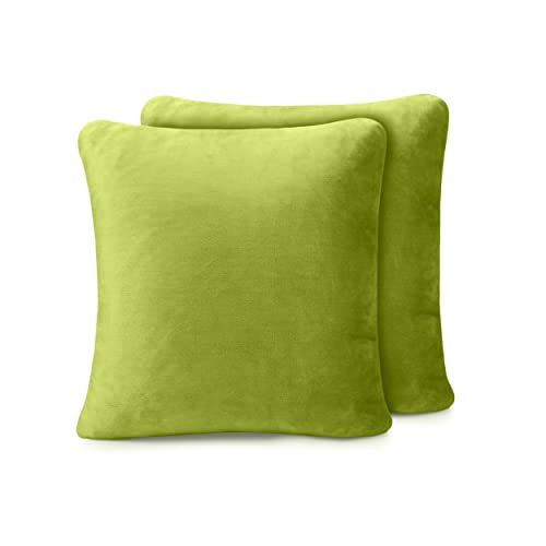 Amago - Kissenbezug 2er Set, Cashmere-Feeling, 50 x 50 cm - Limone Amago - Kissenbezug 2er Set, Cashmere-Feeling, 50 x 50 cm - Limone von Amago