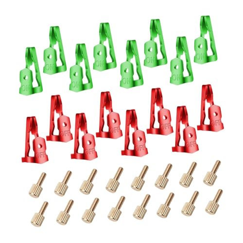 Amagogo 16x 156T1978A Zeitschalter-Ersatzauslöser-Kit Einfache Einrichtung Ersatzkomponenten -Serie Uhr Zuverlässiger Zifferblattauslöser, Rot Aus Grün An Amagogo 16x 156T1978A Zeitschalter-Ersatzauslöser-Kit Einfache Einrichtung Ersatzkomponenten -Serie Uhr Zuverlässiger Zifferblattauslöser, Rot Aus Grün An von Amagogo