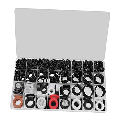 Amagogo 705-teiliges O- und Unterlegscheiben-Set aus Gummidichtungen, Dichtungsen, sortiert für Wasserhähne, Autoreparatur, thermische Maschinen mit von Amagogo