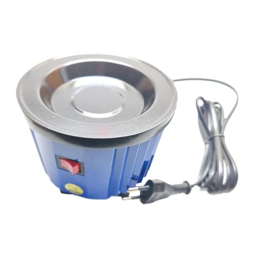 Amagogo Bastelkleber -Topf EU -Stecker 100W Tool Antislip 60 ml Heißkleber -Pfanne elektrischer Schmelztiegel für Heimathändler -Handwerker, Blau von Amagogo