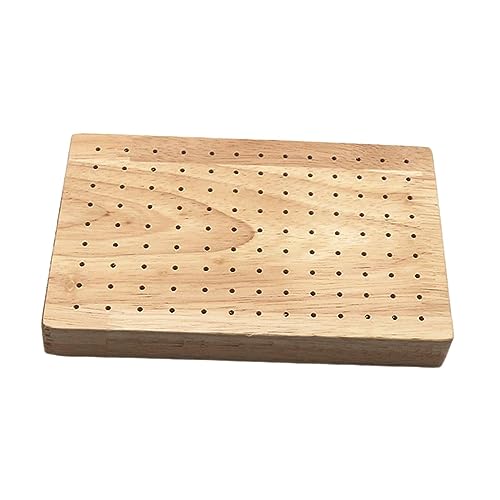 Amagogo Pottery Clay Plug Board Wooden Peg Board, Clay Base Compact Clay Wedging Board, Clay Drying Rack Base von Amagogo