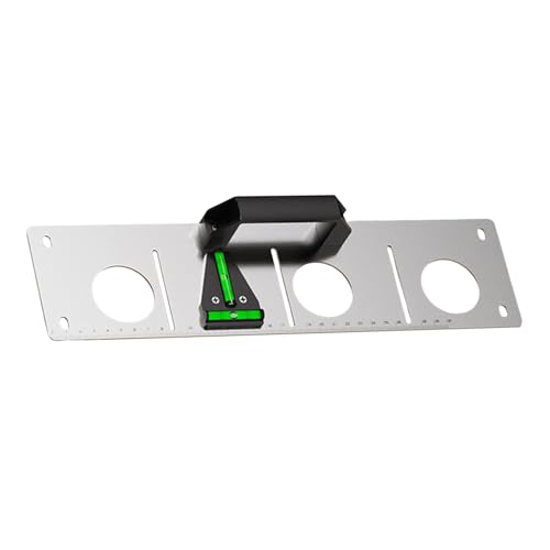 Amagogo Wandkastenschablone und Wasserwaage Messwerkzeug Badezimmer Dusche Steckdosen Schablone Steckdosen Küche Edelstahl, für 86 Typ 4 Box von Amagogo