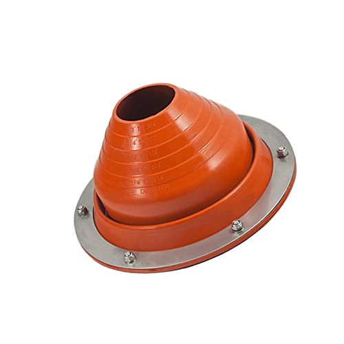 Amagogo -Zeltherd-Kit für Rohre mit einem Durchmesser von 75–160 mm, Flexible Basis-Dachheber-Rohrmanschetten, Dachrohr-Blinker von Amagogo