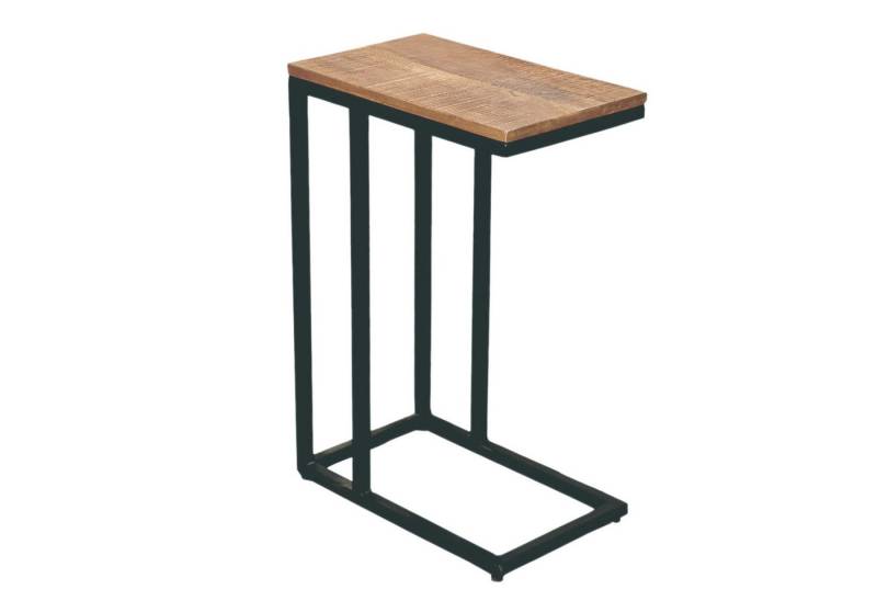 Amagohome Beistelltisch Beistelltisch Holz massiv 25x61x40 cm Sofatisch Laptoptisch C-Tisch Me von Amagohome