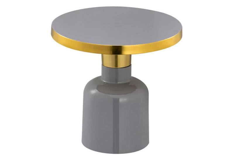 Amagohome Beistelltisch Beistelltisch rund ø 45 H 45 cm Dekotisch Lampentisch Sofatisch Glam T von Amagohome