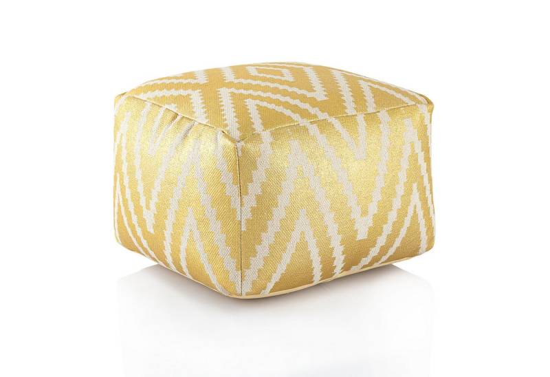 Amagohome Bodenkissen Kelim Sitzwürfel 50x50 H35cm Pouf Fußhocker Sitzhocker Bodenkissen Fuß von Amagohome