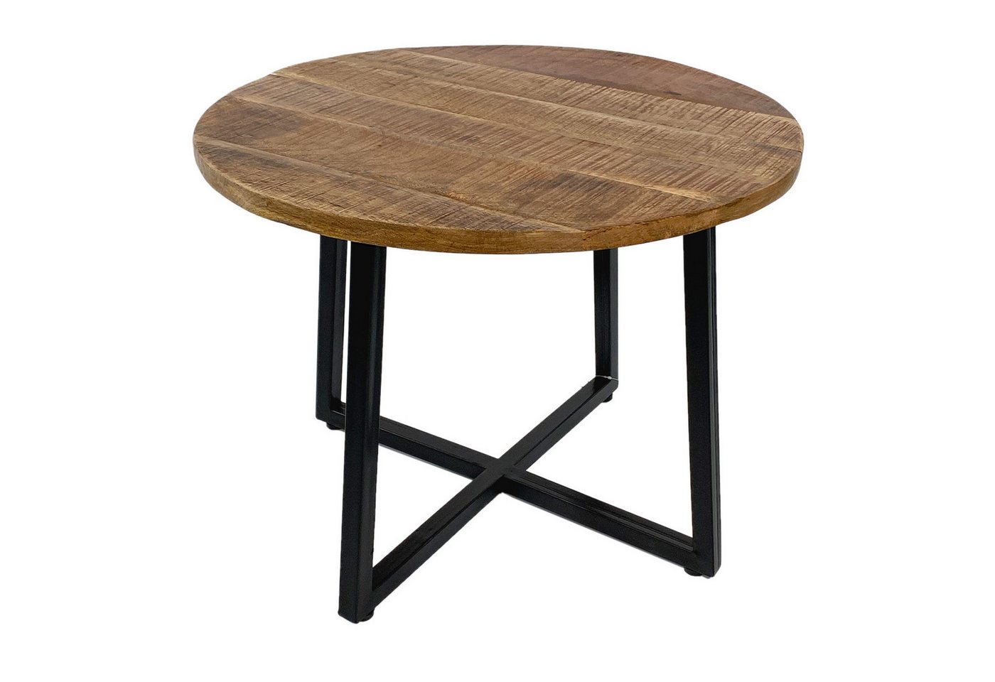 Amagohome Beistelltisch Couchtisch rund ø55/60/65/75cm Beistelltisch Industrie Style Metall Ge von Amagohome