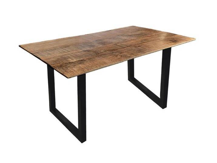 Amagohome Esstisch Esstisch Küchen Tisch Esszimmer Tisch Liverpool Mangoholz massiv vers., 120 x 80 cm von Amagohome