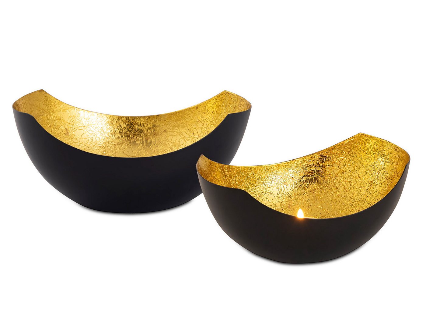 Amagohome Teelichthalter Kerzenständer Kerzenhalter Teelichthalter Metall schwarz gold Amagohome Teelichthalter Kerzenständer Kerzenhalter Teelichthalter Metall schwarz gold von Amagohome
