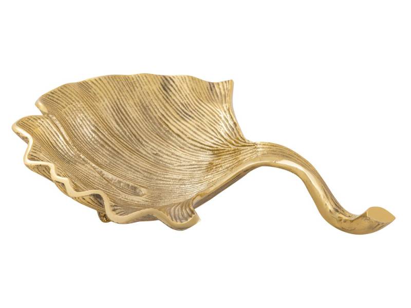 Amagohome Snackschale Dekoschale gold Knabberschale Deko Schalen silber Apfel Stern Ginkgo B, Aluminium, Metall von Amagohome