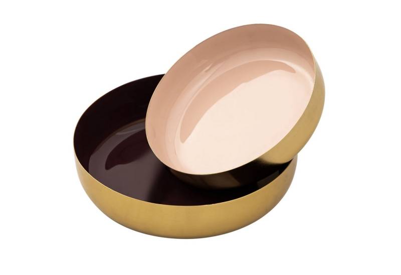 Amagohome Snackschale Dekoschale gold Knabberschale Deko Schalen silber Apfel Stern Ginkgo B, Aluminium, Metall Amagohome Snackschale Dekoschale gold Knabberschale Deko Schalen silber Apfel Stern Ginkgo B, Aluminium, Metall von Amagohome