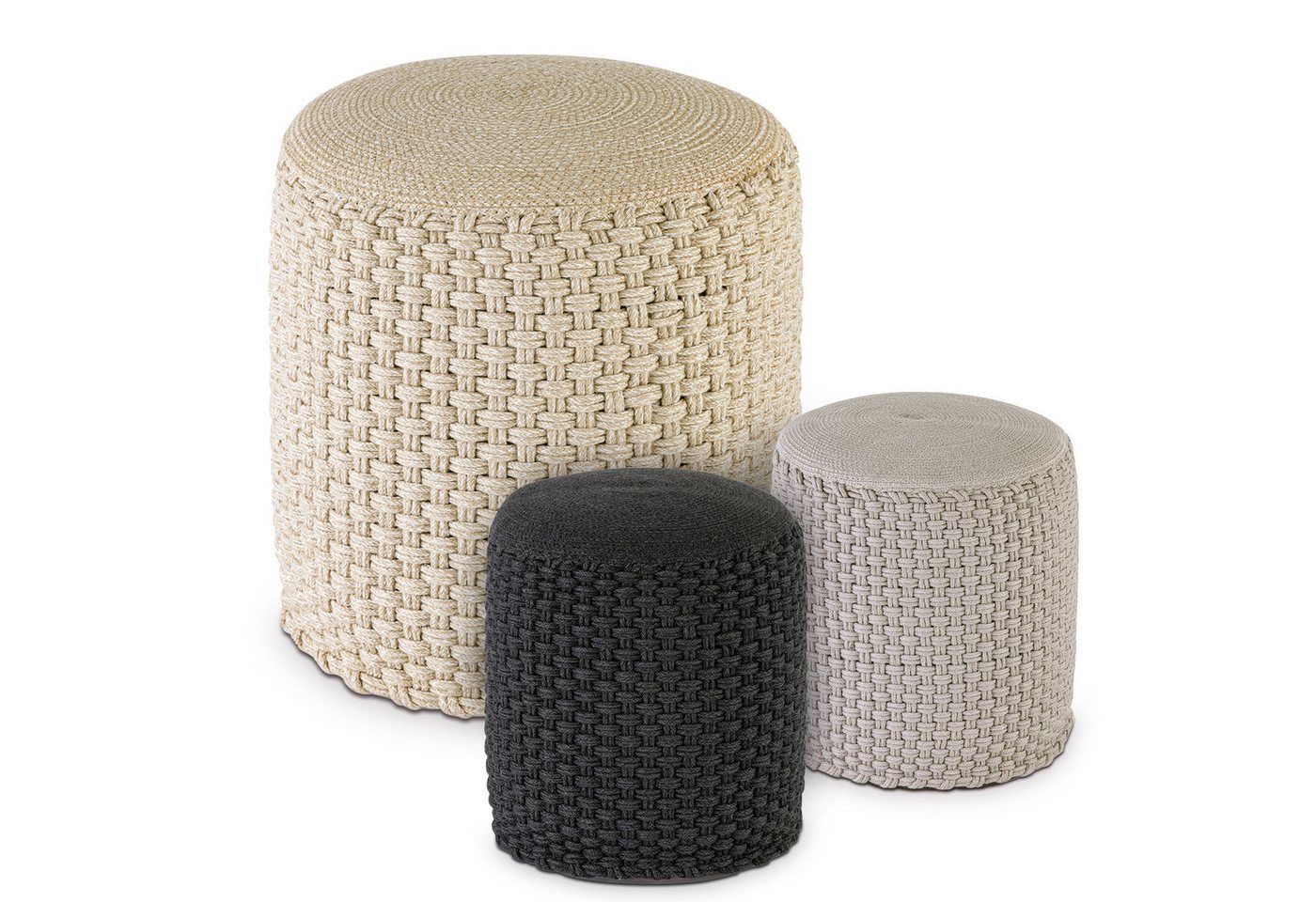 Amagohome Sitzhocker Hocker Sitzhocker Merino Pouf indoor outdoor ø40 H45cm Sitzpouf nachfü, Bezug abnehmbar u. bei 30° Feinwäsche waschbar! Amagohome Sitzhocker Hocker Sitzhocker Merino Pouf indoor outdoor ø40 H45cm Sitzpouf nachfü, Bezug abnehmbar u. bei 30° Feinwäsche waschbar! von Amagohome