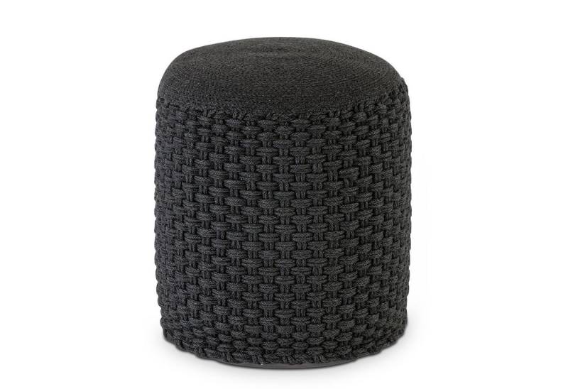 Amagohome Sitzhocker Hocker Sitzhocker Merino Pouf indoor outdoor ø40 H45cm Sitzpouf nachfü, Bezug abnehmbar u. bei 30° Feinwäsche waschbar! von Amagohome