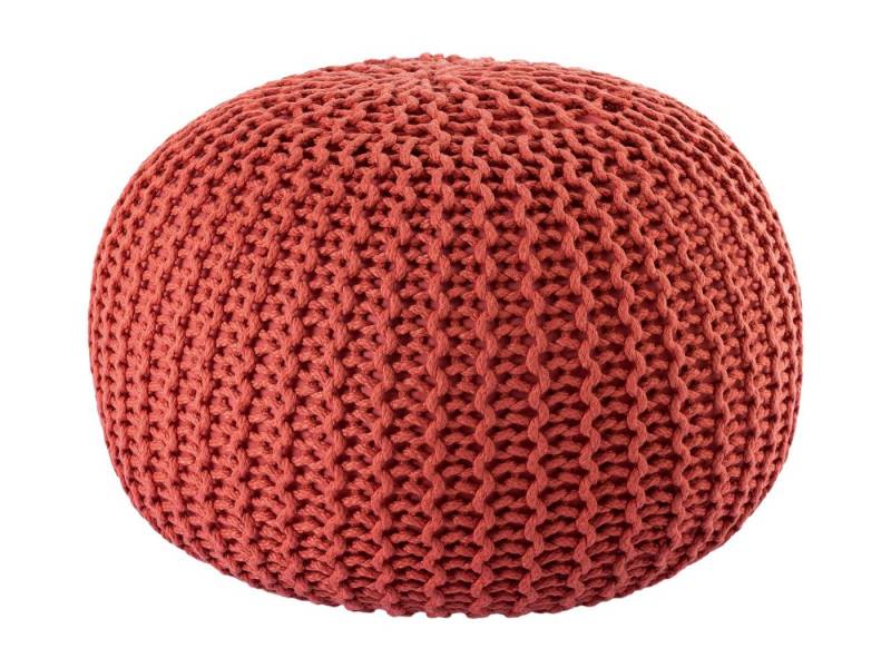 Amagohome Sitzhocker PREMIUM XXL Sitzhocker Pouf ø 55cm Strickpouf Indoor u. Outdoor - pf von Amagohome